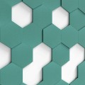 Panel akustyczny Fluffo FIRE-RESIST Hexa M wizualizacja.jpg